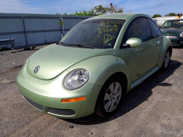 3VWPW31C58M526072 - 2008 VOLKSWAGEN BEETLE S GREEN photo 2