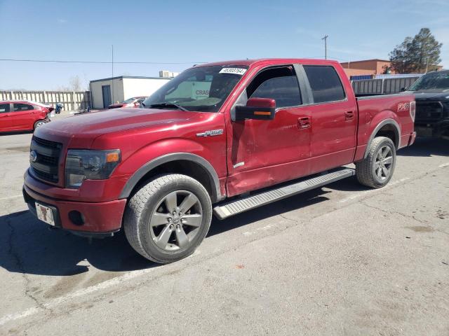 1FTFW1ET7EFD10605 - 2014 FORD F150 SUPERCREW MAROON photo 1