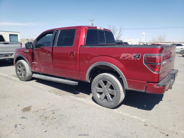 1FTFW1ET7EFD10605 - 2014 FORD F150 SUPERCREW MAROON photo 2