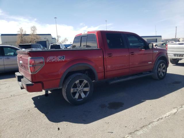 1FTFW1ET7EFD10605 - 2014 FORD F150 SUPERCREW MAROON photo 3