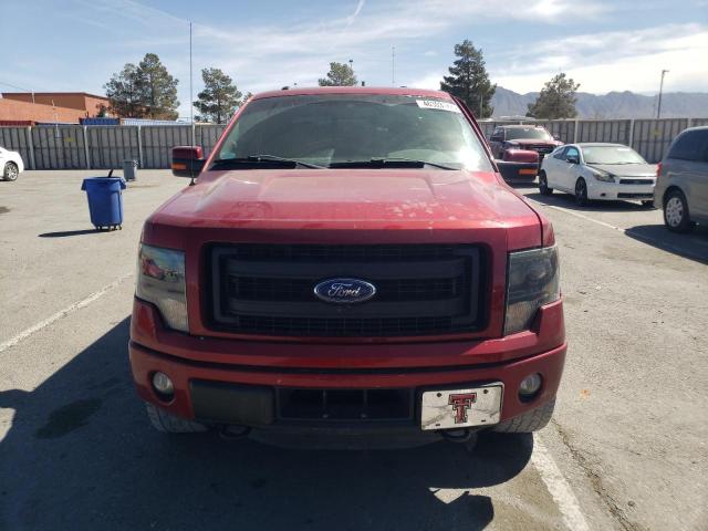 1FTFW1ET7EFD10605 - 2014 FORD F150 SUPERCREW MAROON photo 5