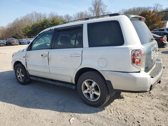 2HKYF18576H547074 - 2006 HONDA PILOT EX WHITE photo 2