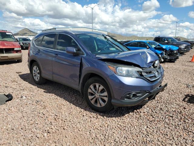 2HKRM3H74DH512920 - 2013 HONDA CR-V EXL BLUE photo 4