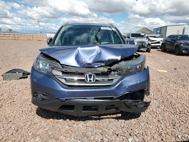 2HKRM3H74DH512920 - 2013 HONDA CR-V EXL BLUE photo 5