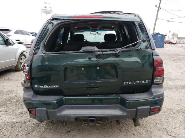 1GNDT13SX32347248 - 2003 CHEVROLET TRAILBLAZE GREEN photo 6