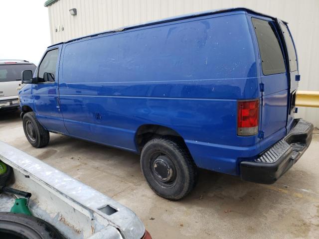 1FTNE242X3HA51851 - 2003 FORD ECONOLINE E250 VAN BLUE photo 2