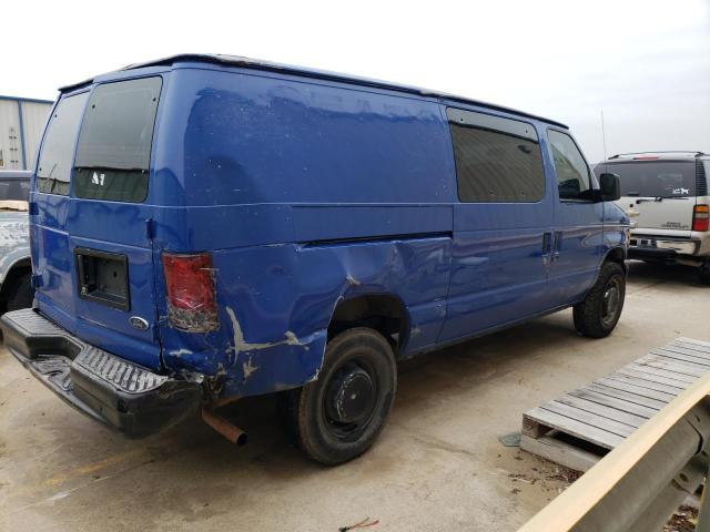 1FTNE242X3HA51851 - 2003 FORD ECONOLINE E250 VAN BLUE photo 3