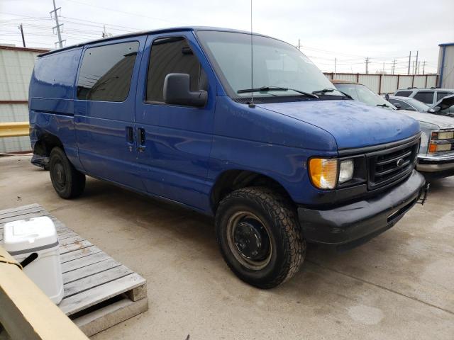 1FTNE242X3HA51851 - 2003 FORD ECONOLINE E250 VAN BLUE photo 4