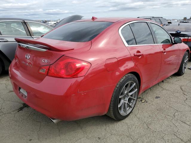 JNKBV61EX7M709592 - 2007 INFINITI G35 RED photo 3