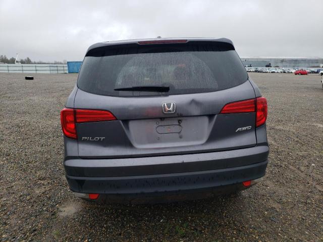 5FNYF6H36HB093462 - 2017 HONDA PILOT EX GRAY photo 6