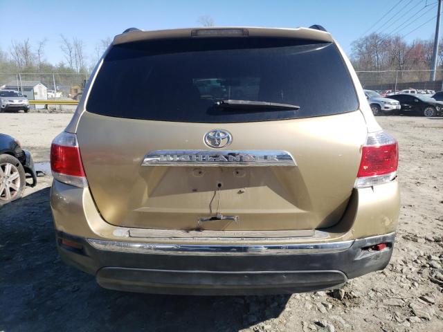 5TDZA3EH2BS008203 - 2011 TOYOTA HIGHLANDER BASE GOLD photo 6