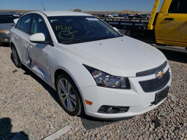 1G1PG5SB7E7422652 - 2014 CHEVROLET CRUZE LTZ WHITE photo 1