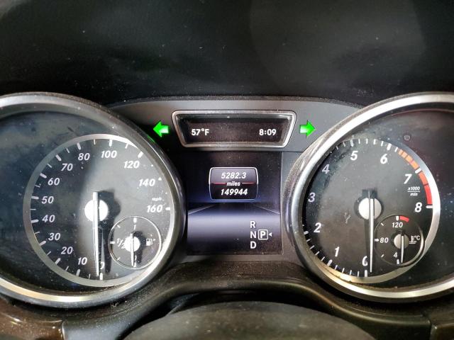 4JGDA5HBXFA453381 - 2015 MERCEDES-BENZ ML 350 4MATIC SILVER photo 9