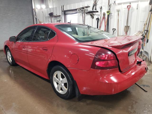 2G2WP552381102183 - 2008 PONTIAC GRAND PRIX RED photo 2