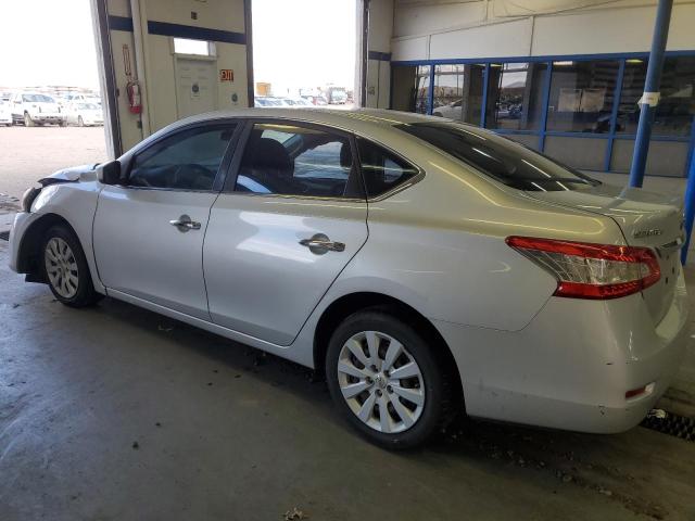 3N1AB7AP8EL673148 - 2014 NISSAN SENTRA S SILVER photo 2