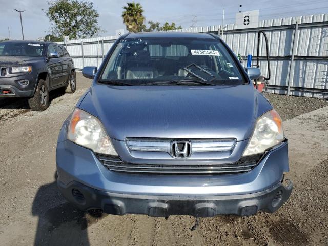 JHLRE38737C081034 - 2007 HONDA CR-V EXL BLUE photo 5