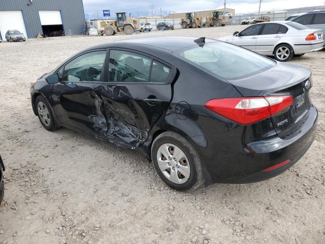 KNAFK4A69F5298314 - 2015 KIA FORTE LX BLACK photo 2