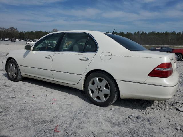 JTHBN36F840135612 - 2004 LEXUS LS 430 WHITE photo 2