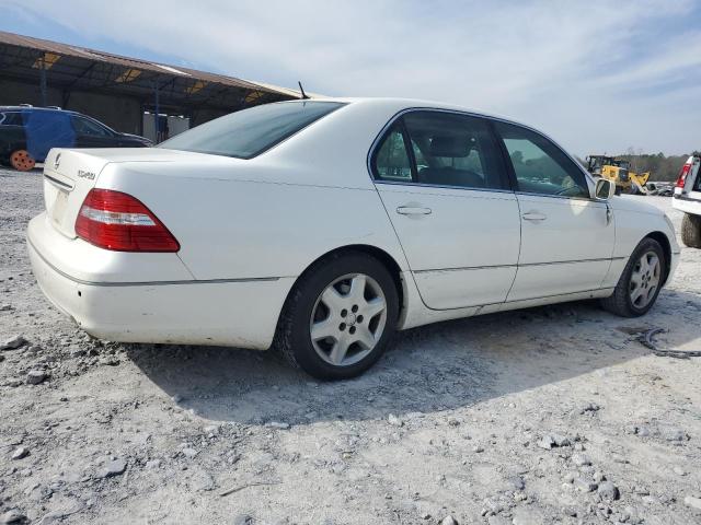 JTHBN36F840135612 - 2004 LEXUS LS 430 WHITE photo 3