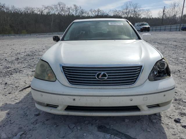 JTHBN36F840135612 - 2004 LEXUS LS 430 WHITE photo 5