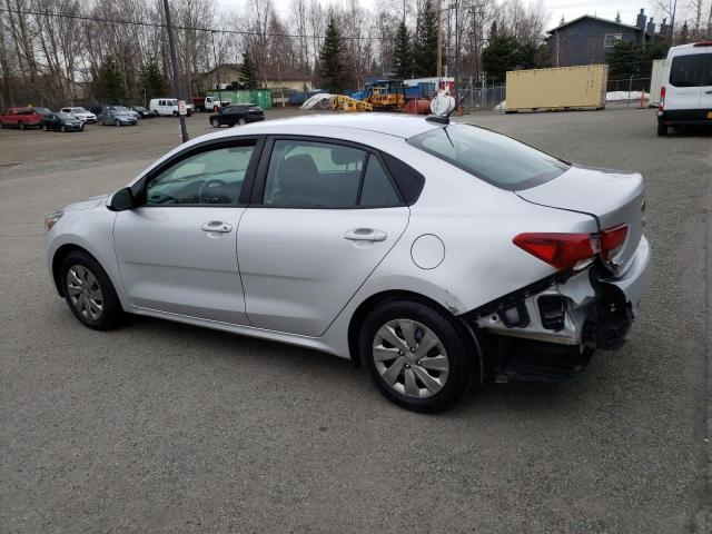 3KPA24AB0KE236969 - 2019 KIA RIO S SILVER photo 2