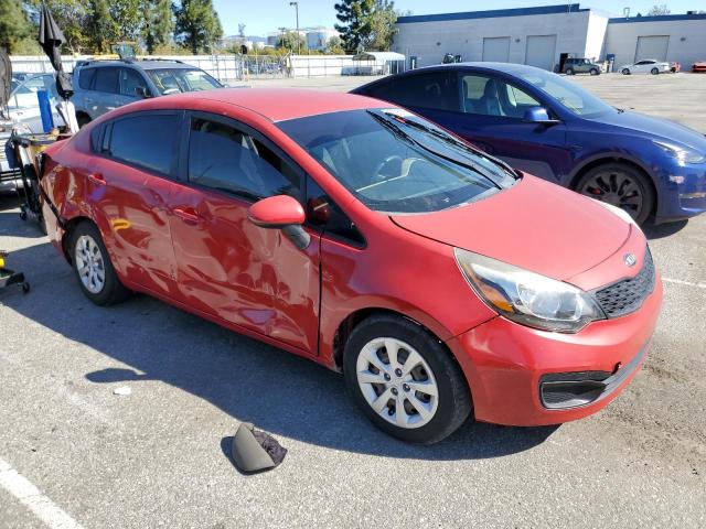 KNADM4A31D6205932 - 2013 KIA RIO LX RED photo 4