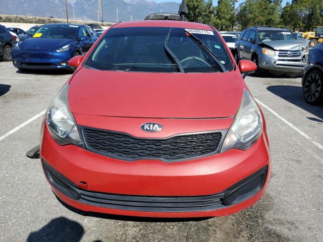 KNADM4A31D6205932 - 2013 KIA RIO LX RED photo 5