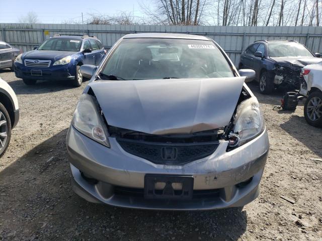 JHMGE88429C003837 - 2009 HONDA FIT SPORT SILVER photo 5