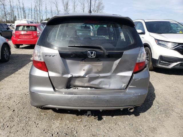 JHMGE88429C003837 - 2009 HONDA FIT SPORT SILVER photo 6