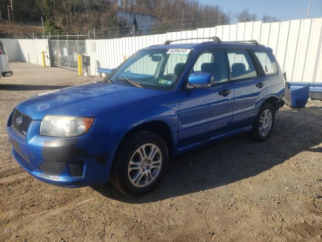 JF1SG66618H702902 - 2008 SUBARU FORESTER SPORTS 2.5X BLUE photo 1