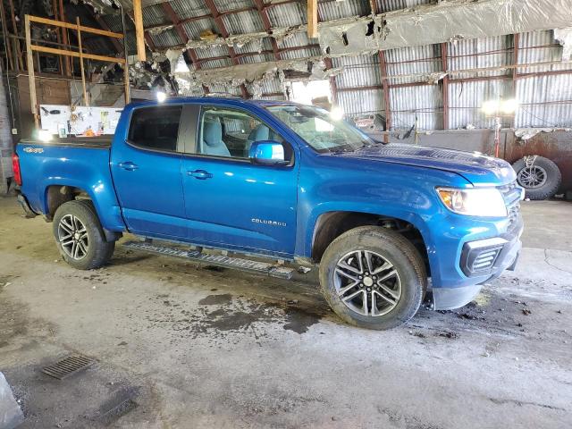 1GCGTBEN9M1194338 - 2021 CHEVROLET COLORADO BLUE photo 4