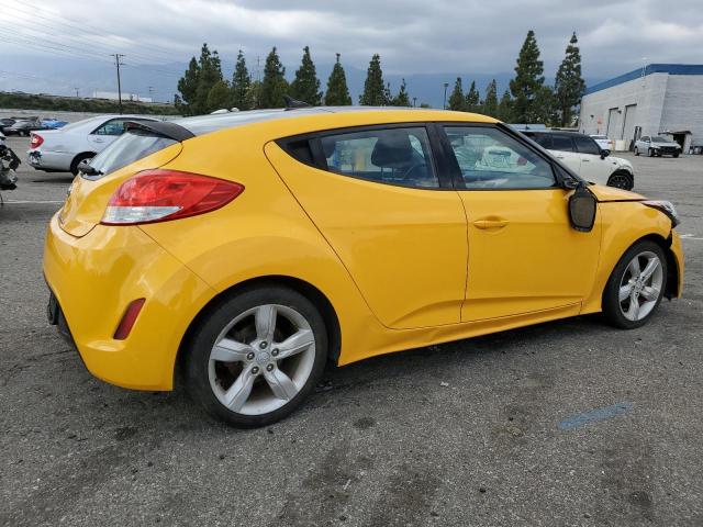 KMHTC6AD9EU215428 - 2014 HYUNDAI VELOSTER YELLOW photo 3