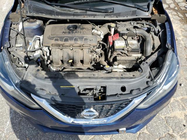 3N1AB7AP2KY307538 - 2019 NISSAN SENTRA S BLUE photo 11