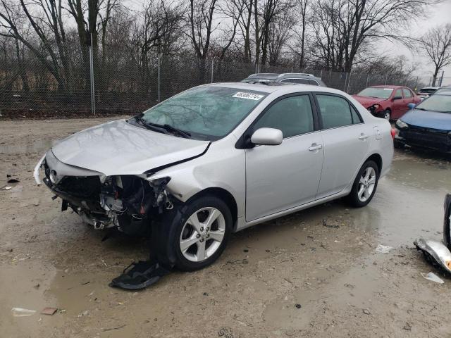 2T1BU4EE9DC984477 - 2013 TOYOTA COROLLA BASE SILVER photo 1