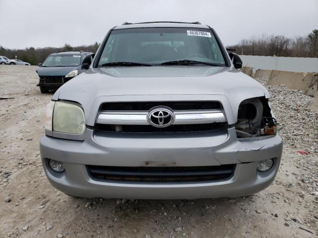 5TDBT44A85S256126 - 2005 TOYOTA SEQUOIA SR5 SILVER photo 5