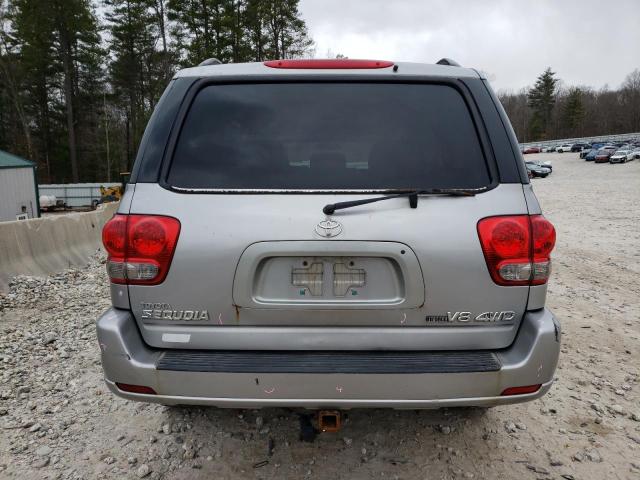 5TDBT44A85S256126 - 2005 TOYOTA SEQUOIA SR5 SILVER photo 6