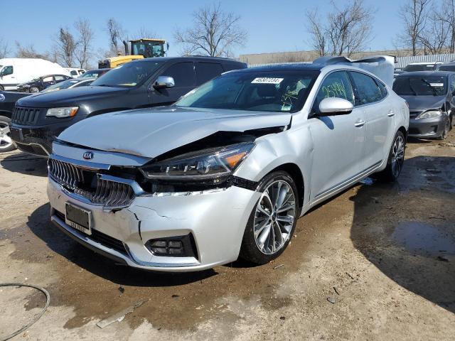 KNALC4J18J5100786 - 2018 KIA CADENZA LUXURY SILVER photo 1