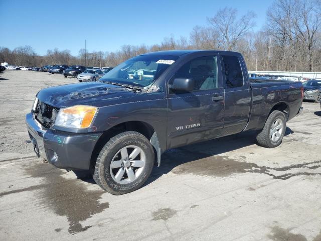 1N6BA0CC2BN325540 - 2011 NISSAN TITAN S CHARCOAL photo 1