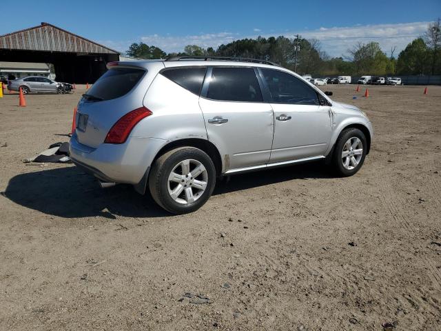 JN8AZ08T96W400660 - 2006 NISSAN MURANO SL SILVER photo 3