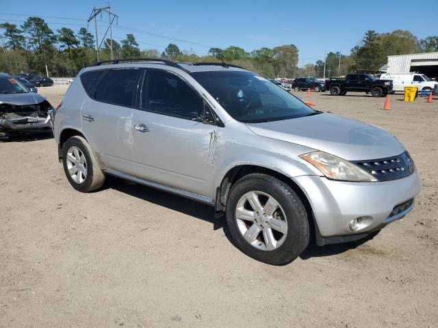 JN8AZ08T96W400660 - 2006 NISSAN MURANO SL SILVER photo 4