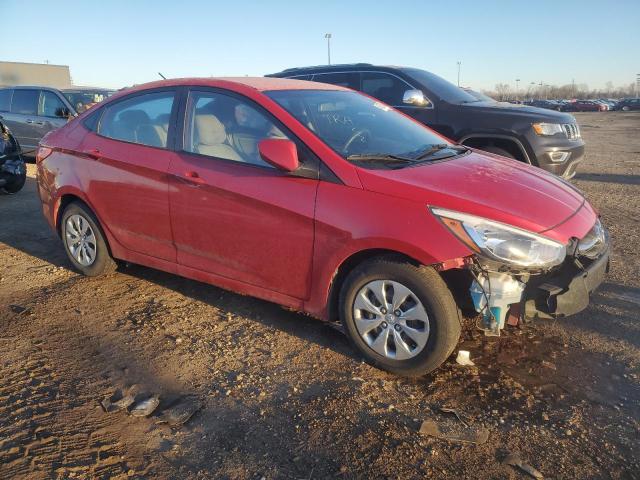 KMHCT4AE6GU073684 - 2016 HYUNDAI ACCENT SE RED photo 4