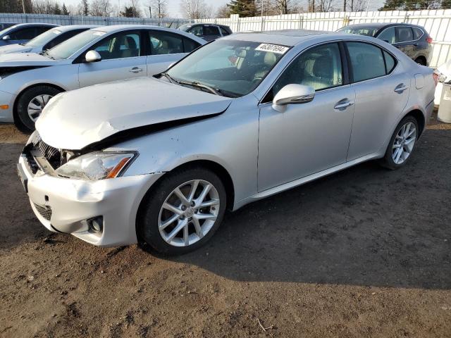 JTHCF5C21B5049329 - 2011 LEXUS IS 250 SILVER photo 1