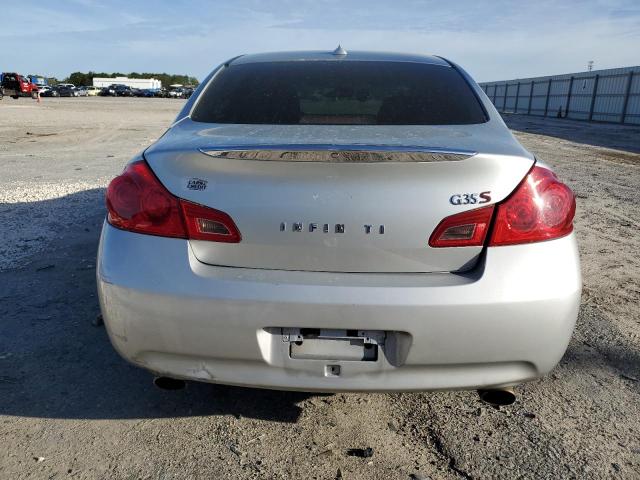 JNKBV61E28M226115 - 2008 INFINITI G35 SILVER photo 6