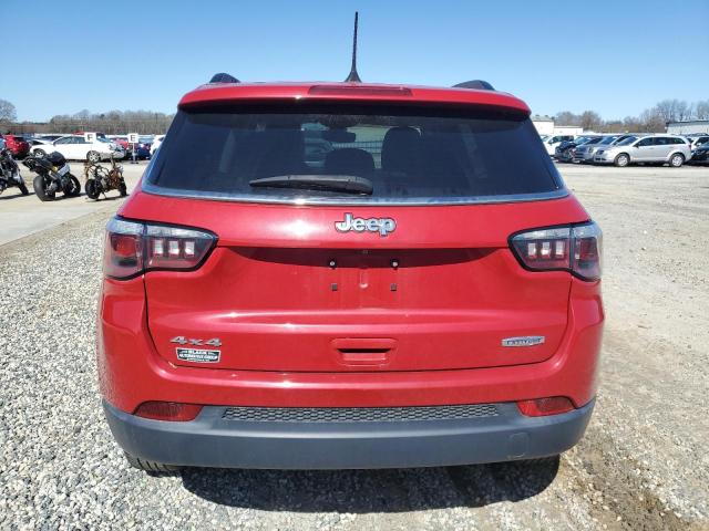 3C4NJDBB0JT342934 - 2018 JEEP COMPASS LATITUDE RED photo 6