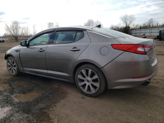 5XXGR4A65CG009097 - 2012 KIA OPTIMA SX GRAY photo 2