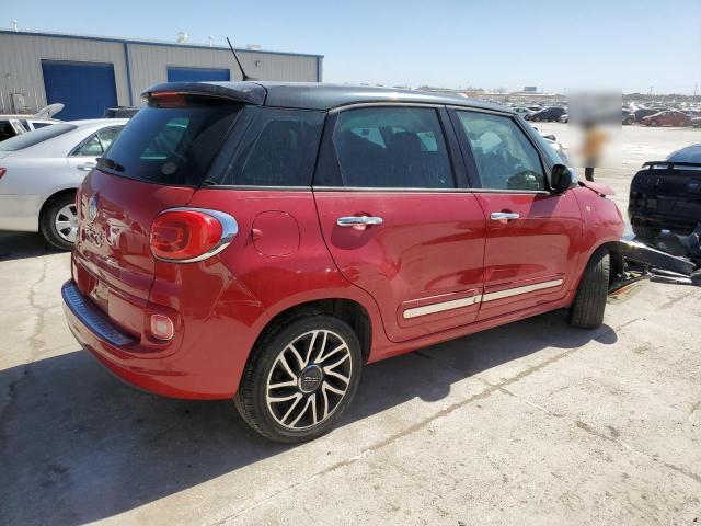 ZFBCFACH4EZ029025 - 2014 FIAT 500L LOUNGE RED photo 3