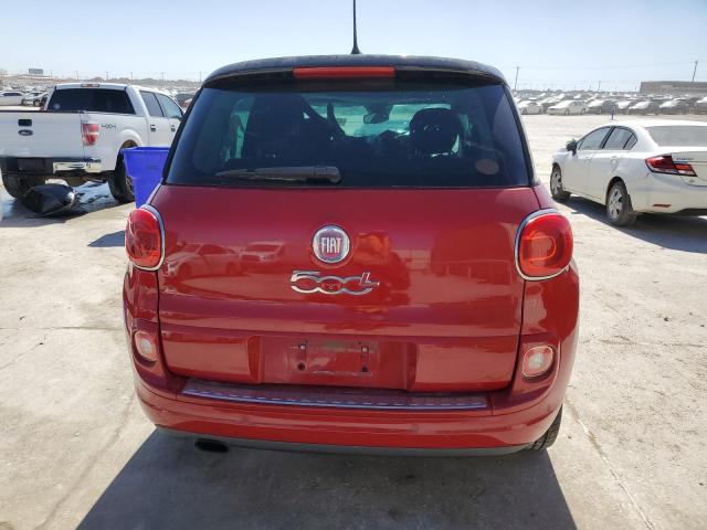 ZFBCFACH4EZ029025 - 2014 FIAT 500L LOUNGE RED photo 6