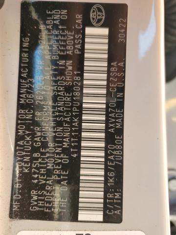 4T1T11AK1PU180281 - 2023 TOYOTA CAMRY SE NIGHT SHADE GRAY photo 12