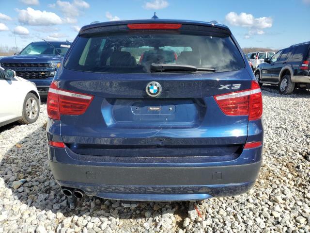 5UXWX5C56BL702477 - 2011 BMW X3 XDRIVE28I BLUE photo 6