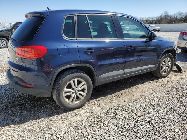 WVGAV7AX5CW561169 - 2012 VOLKSWAGEN TIGUAN S BLUE photo 3